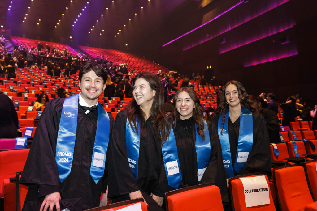 Cérémonie de Remise des Diplômes de l'ISG Luxury Management, promotion 2024. 
