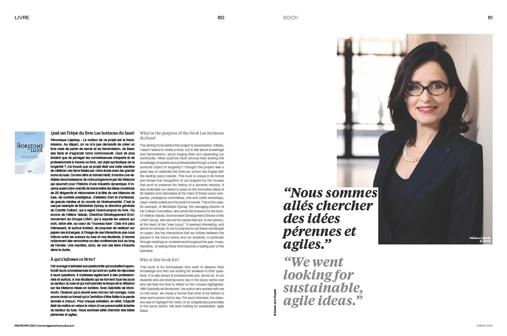 Les Horizons du Luxe - parutions dans Luxus +